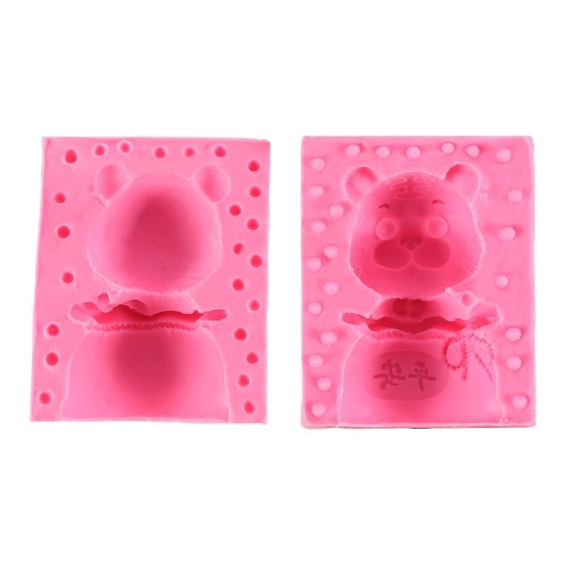 Creative Silicone Molds Shaped Cake Moulds Cartoon Biscuit Baking Pans Microwave Heat Resistant Baking Mo