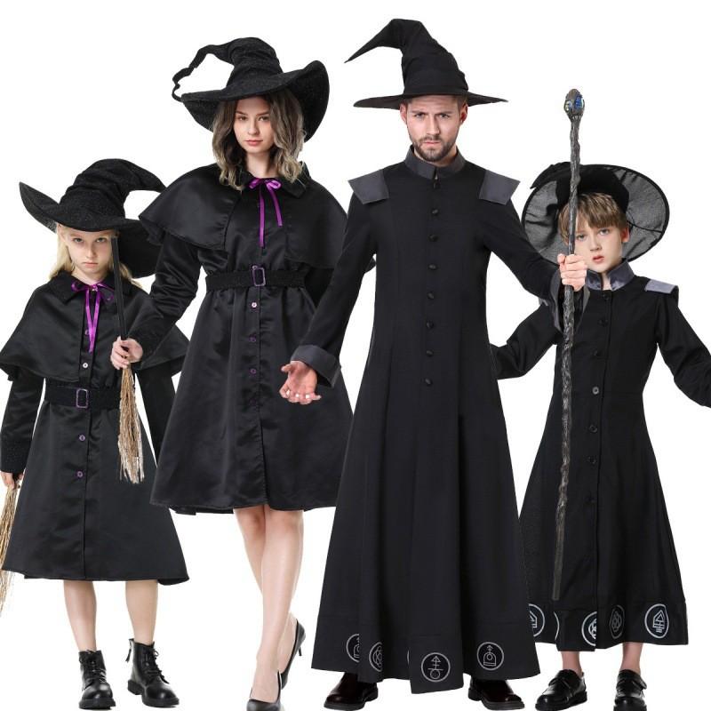 Enchanting Halloween Witch And Wizard Costume For Parties And Performances In 2023