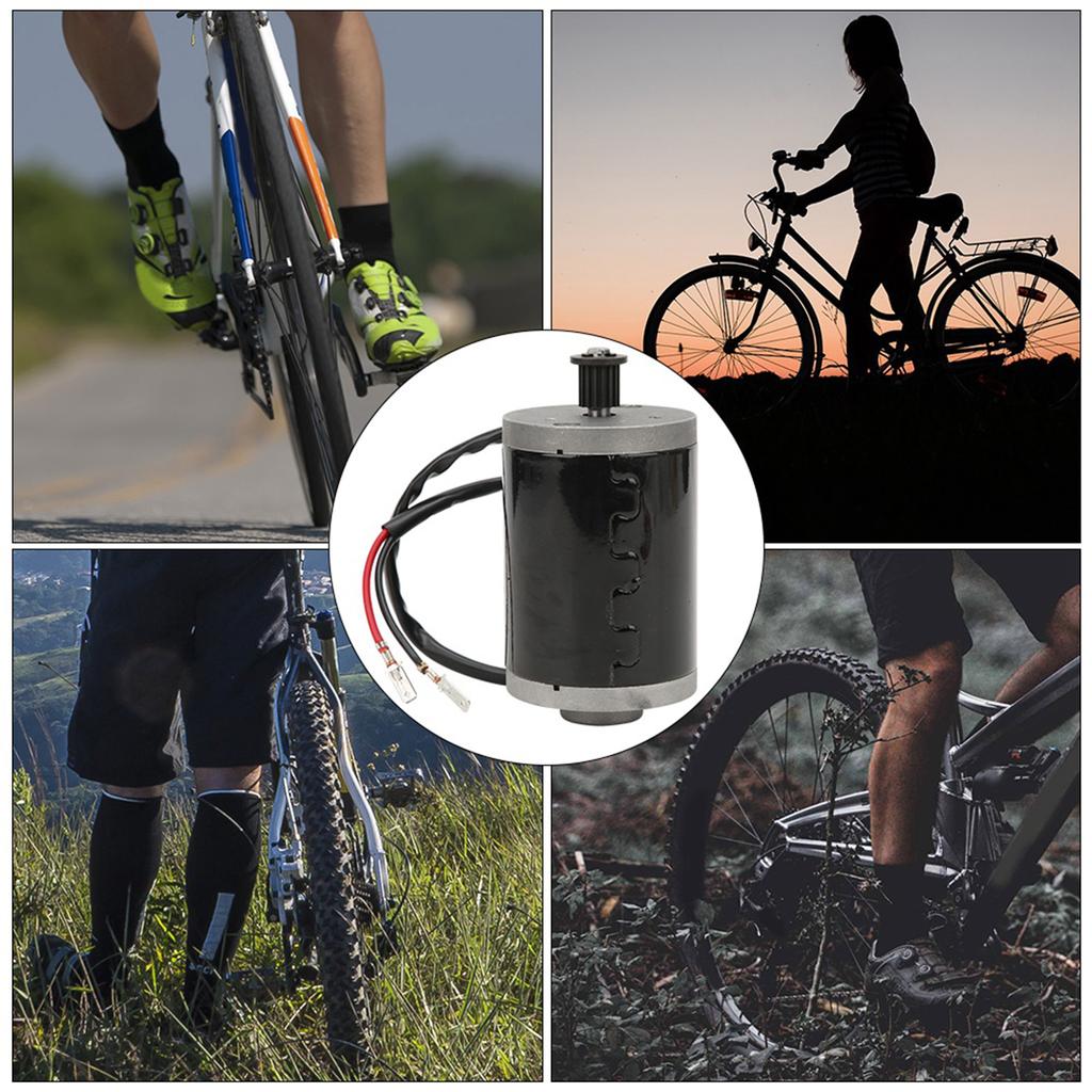 ZY6812 24V 150W Brush Electric Motor Chain Synchronizing Wheels Permanent Magnet DC Chain Tooth