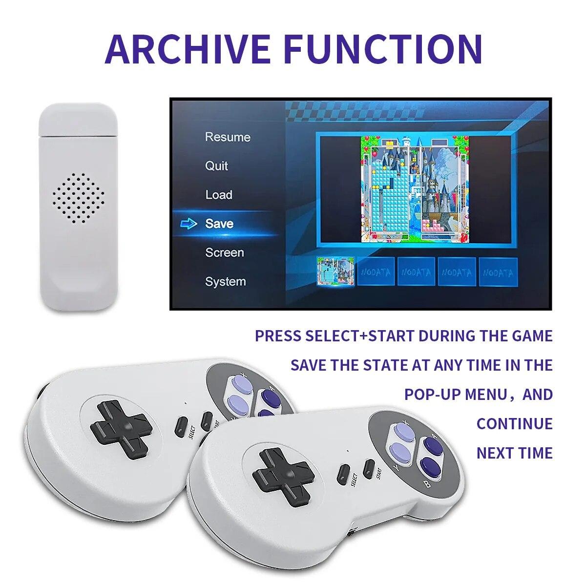 

Sf900 Retro Nostalgic Two Person Home Tv Wireless Game Console High-Definition Built-In 926+700 Models Two Player Game
