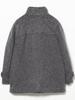 Ray Beams Women's Shaggy Stand Collar Half Coat, Gray 1
