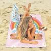 Custom Name Beach Towel Personalized Cute Capybara Bath Towels Soft Microfiber Quick Dry Swimming Pool Lounger Blanket