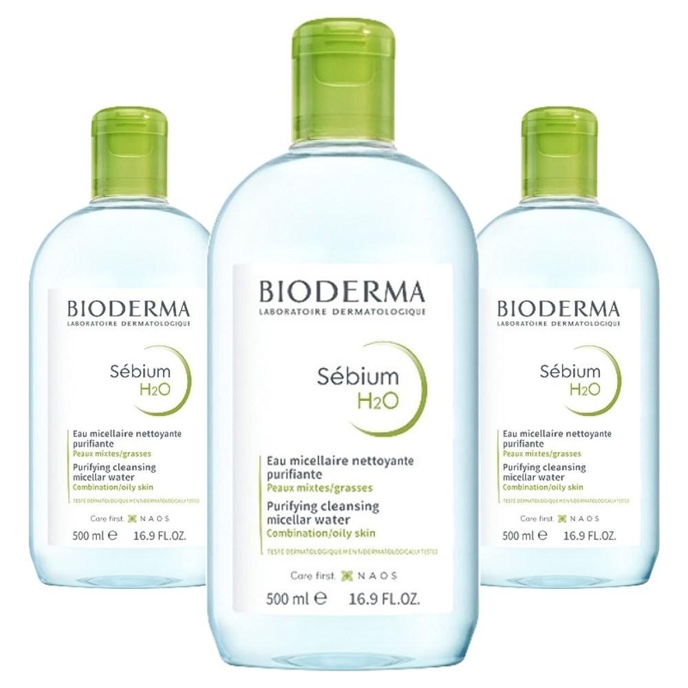 

Bioderma Sebium H2O, 500ml, 3 units