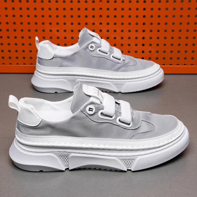 

2024 Новые повседневные туфли из черного холста, обувь из ткани Old Beijing, дышащая модная обувь из ледяного шелка 41 серый