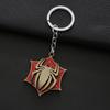 Spider-Man Series Mask Keychain Metal Pendant Creative Keyring for Kids Friends Backpack Jewelry Accessories Gift