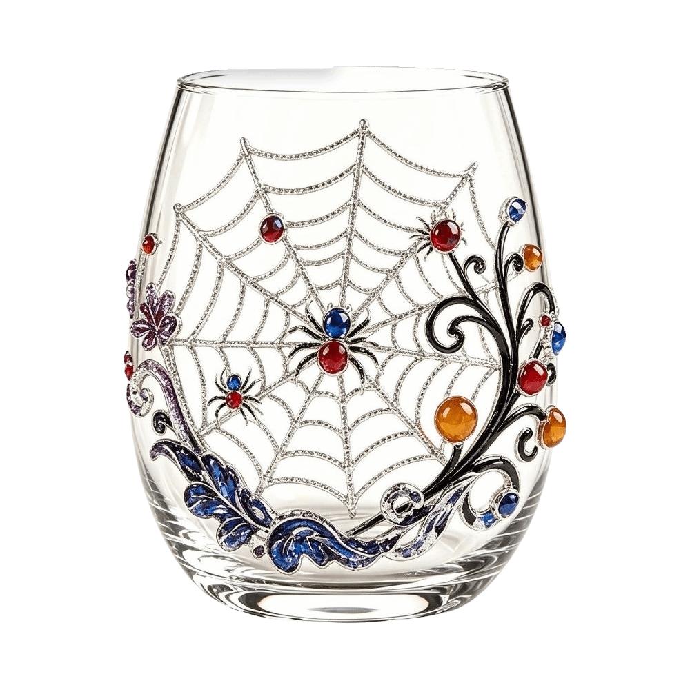 Pumpkin Tentacle Halloween Glass Skull Ghost Drinking Wine Cup Gothic Halloween Art Cup Cocktail