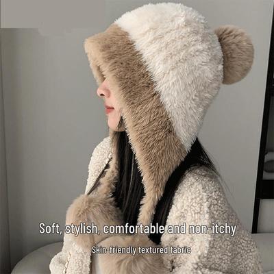 Sombreros de Lana de Punto para Mujer: Protección Cálida para los Oídos de Otoño e Invierno