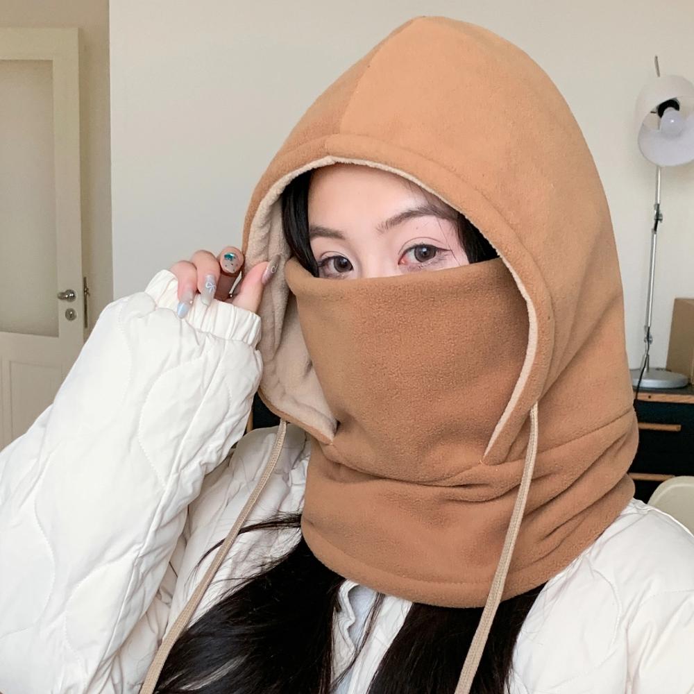 New Style Unisex Winter Warm Balaclava Hat With Mask Neck Protection Windproof Cap Fur Warm Hat For Men Women Winter Hat