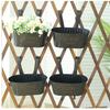 Hanging Iron Flowerpot With Detachable Hooks Easy To Install Anywhere Detachable Handle Flowerpot