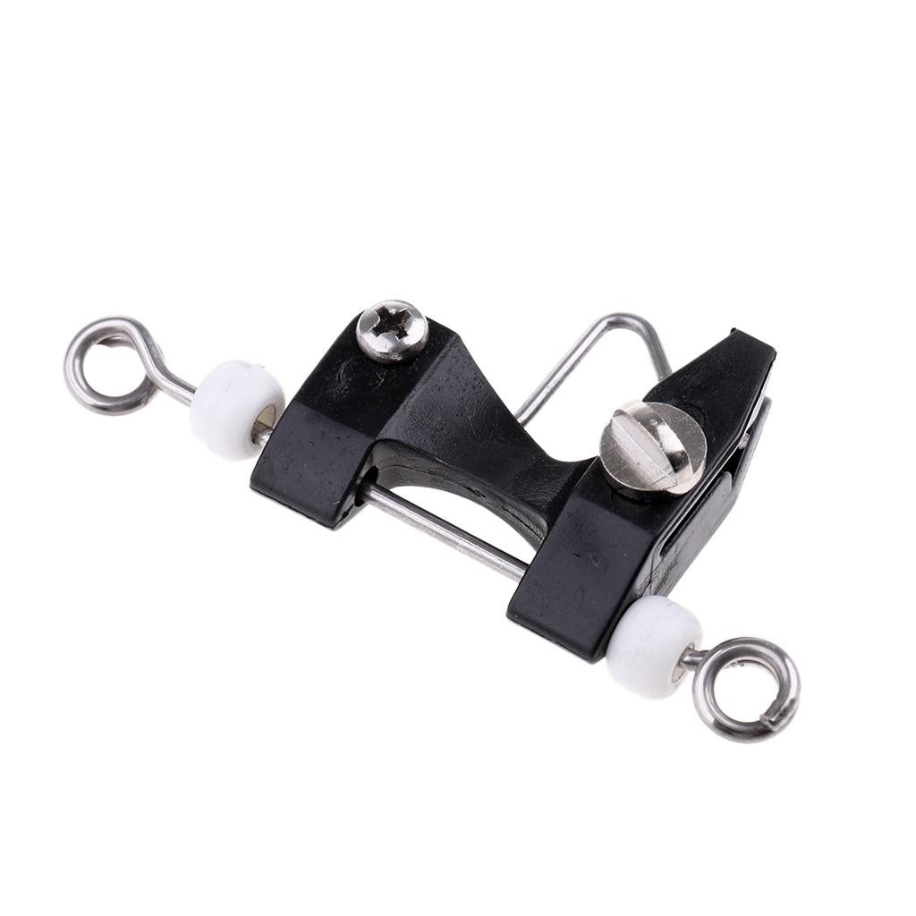 Oem Sea Fishing Black Trolling Outrigger Downrigger Release Clips For Inflatable Boat Kayak Kite Fishing Accessories 78mm