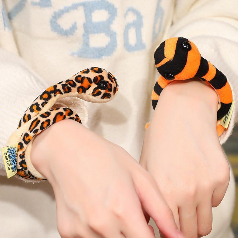 2025 Schlange Niedliches Plüschtier Cartoon Mädchen Kinder Feiertag Geburtstagsgeschenk Puppe 32cm