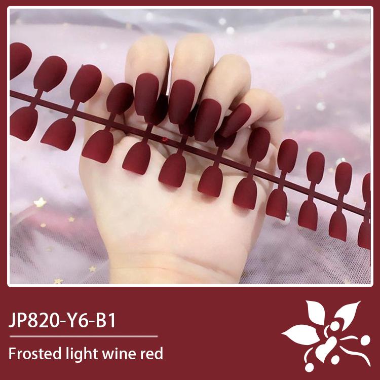 

Balet Kuku Art Kuku 24 Pieces Kuku Palsu Jadi Gemuk Матовий скраб Kuku Palsu TJP820-Y6-B1