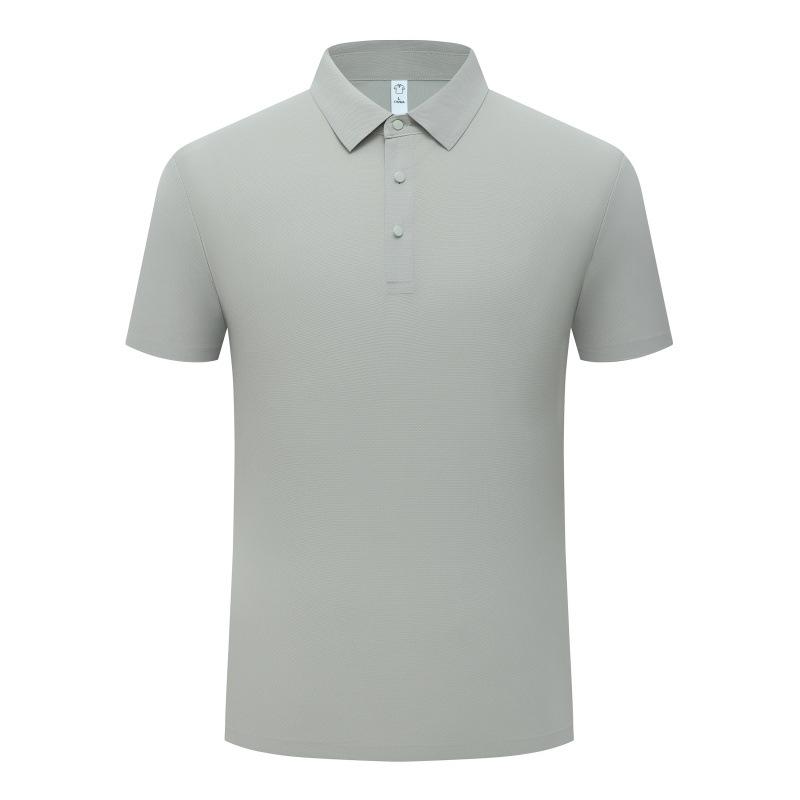 Herren Stretch-Poloshirt aus Eis-Seide: Sommerlich leicht, hochwertig Business Casual, kurzärmlig, Umlegekragen