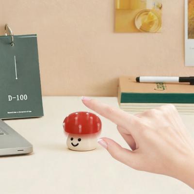 Kreslená Houba Clicker Hračka 3D Tištěný Tvar Houby Tlačítko Decompression Fidget Hračka Úzkost Úleva od Stresu Stolní Hračka