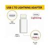 Type-C Female to Lightning Male Adapter Support Charging Data Transfer