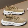 Spring and Summer New Men's Shoes Sports Shoes Mesh Breathable Running Shoes Thick Bottom Super Light Soft Bottom Men's Casual Shoes