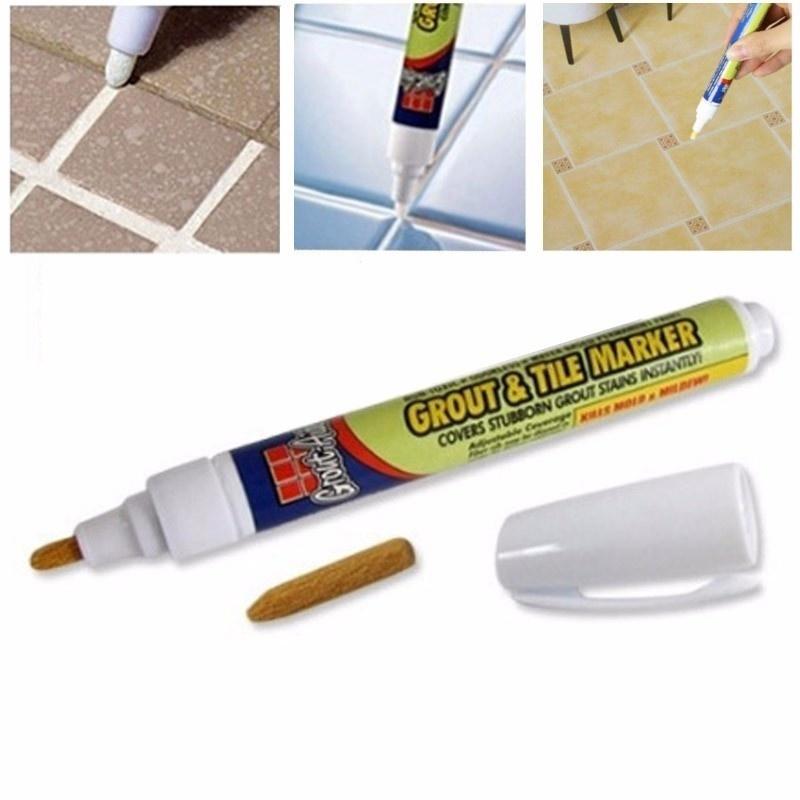 Fugenstift Fliesenmarker Reparaturstift Praktisch Weiß Wandfliesen Boden Ungiftig Reparaturwerkzeuge