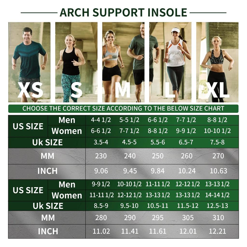 Flat Feet High Arch Support Plantar Fasciitis Orthopedic Sport Insole Men Women Sneaker Orthotic Insoles Plantillas Insert Sole