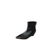 Autumn and Winter New Pointed Wedge Temperament French Fashion Sexy Short Boots