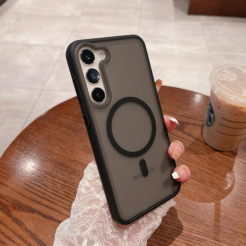 

Thin Skin Feel + Magnetic Color PC Skin Feel Magnetic Phone Case for S23plus S23plus