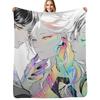 kazuha scaramouch heizou Throw Blanket Warm Napping Blanket for Office Couch Bed
