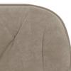 Vidaxl Swivel Office Chair, Light Gray, Upholstered In Velvet