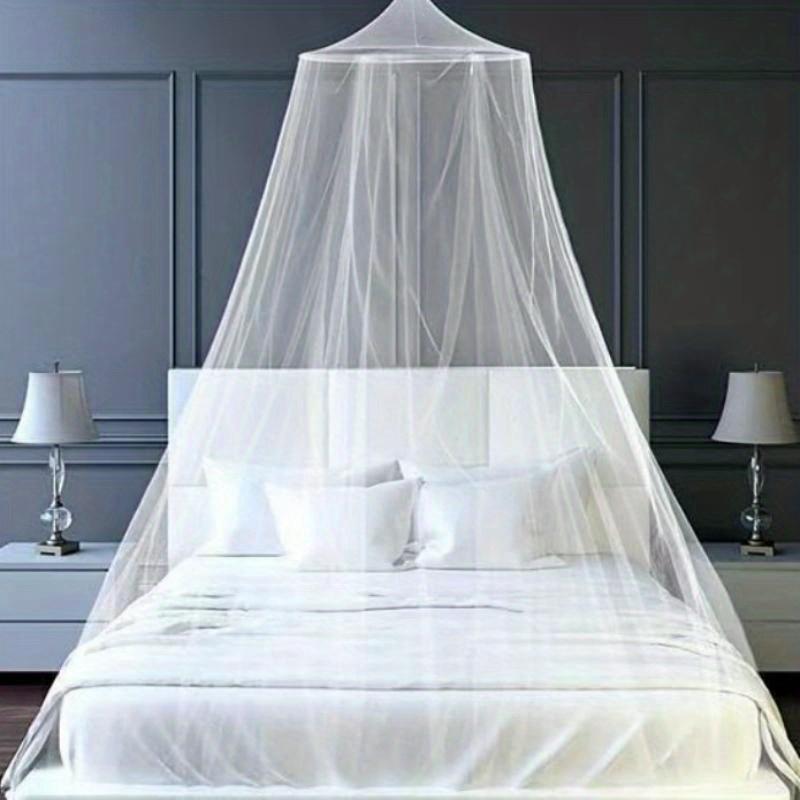 1 шт., купольная москитная сетка с шифрованием, балдахин для кровати для декора комнаты, москитная сетка «Принцесса купол» для кроватей размера от одного до взрослого, для использования в спальне и гостевой комнате белый