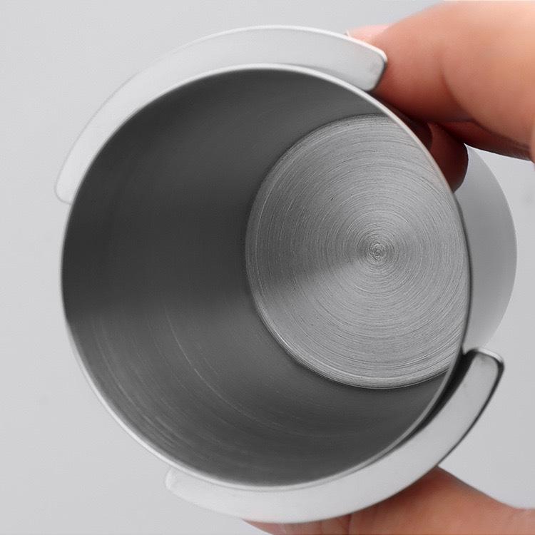 304 Stainless Steel Coffee Powder Cup: Universal 51–58mm Espresso Handle Powder Collector & Smelling Bean Cup
