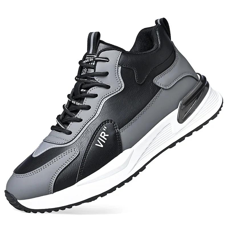 Модная мужская повседневная обувь Роскошная мужская обувь Плюс бархатная обувь — фото 9