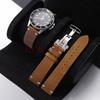 18/20/21/22/24mm Crazy Horse Cowhide Strap for Omega for Wrist Bracelet for Seiko Vintage Leather Watch Band Butterfly Buckle