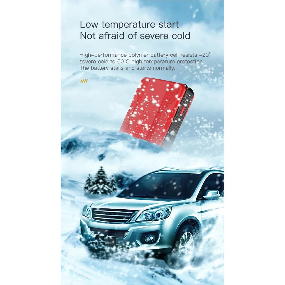 20000mAh Power Car Battery Jump Starter 12V Portable Car Battery Booster Charger Booster Power Bank Starting Device USB Port