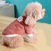 Теплий одяг для маленьких собак М'який фліс Одяг для котів Собаки Pet Щеня Зимовий жилет Костюм для маленьких середніх собак Коти Чихуахуа Йоркі