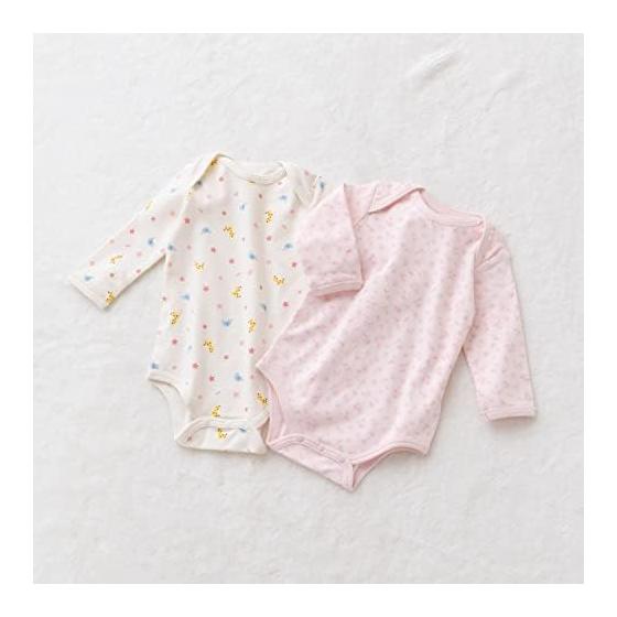 [Miki House Hot Biscuits] Long Sleeve Body Shirt Set of 2 (covered) 74-9931-577
