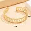 Stackable Geometric Bangle Vintage Style Stainless Steel Bangle Cuff Bangle Bracelet  for Gifts