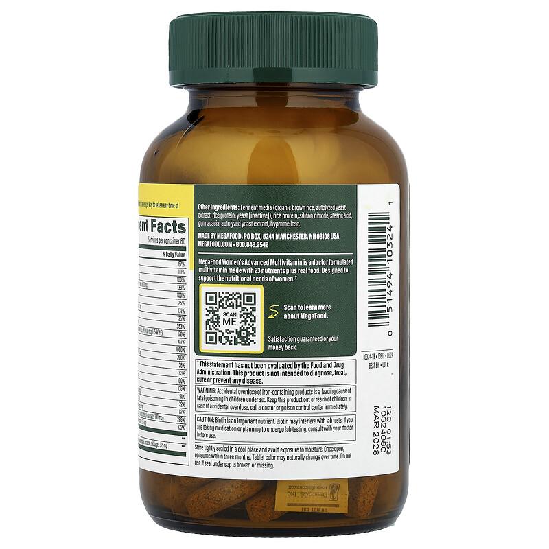 Women's Advanced Multivitamin, 120 Tablets