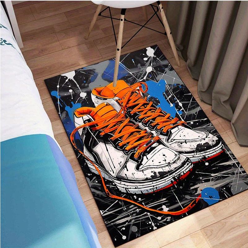 800g/m² Crystal Velvet Home Camping Fashion Sports Running Shoes Carpet Doormat,Living Room Decoration,Bedroom Decoration,Kitchen Bathroom A