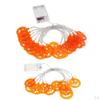 Warm White Pumpkin String Lights Holiday Hanging Decoration Garden Patio Bedroom