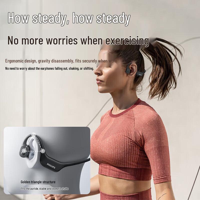 Philips TAA6609 Wireless Bone Conduction Sports Headset