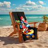 1Pc Super Mario Adventure Beach Towel, Quick Dry, Multi-Use for Beach Pool Gym Yoga Home Travel, Christmas, Halloween, Xmas Gift M928781