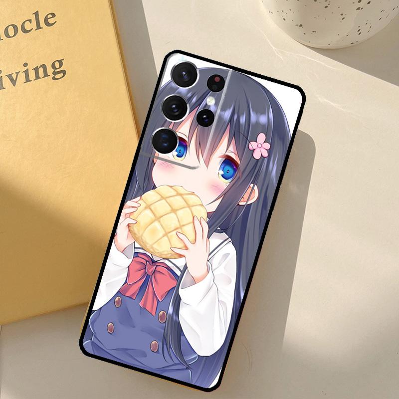 Anime Girl Cartoon Japan Cute Phone Case For Samsung Galaxy S24 Ultra S20 S21 S22 S23 S25 S9 S10 Plus S25 FE Cover Shell