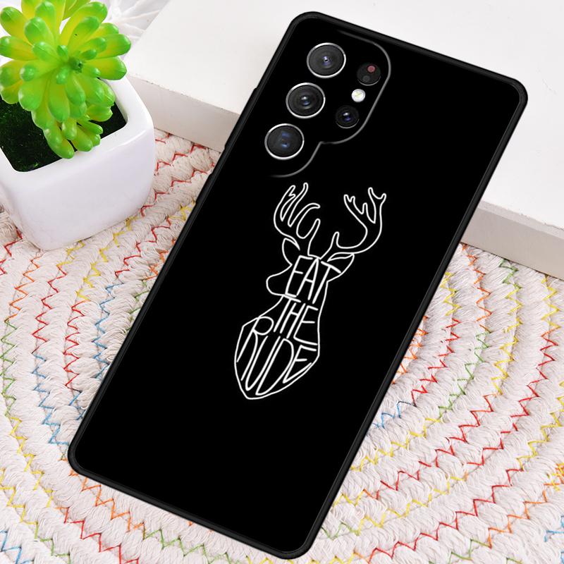 Hannibal Eat The Rude weiche Silikon-Handyhülle für Samsung Galaxy note 10 pro S26 S25 S24 S23 S22 S21 Plus S25Ultra Capa Cover