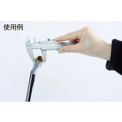 TRUSCO Universal Design Standard Caliper, 100mm, THN-10-U