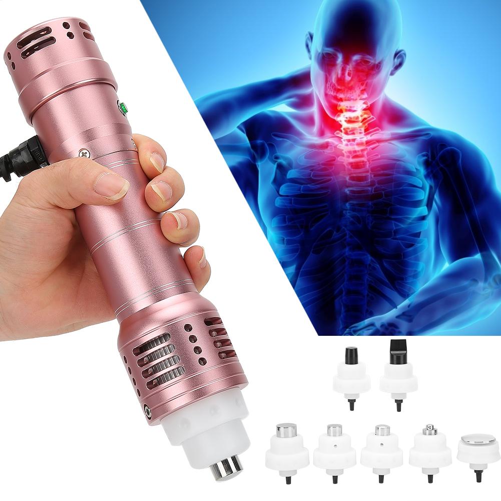 Portable Shockwave Physiotherapy Instrument Pain Relief ED Treatment Therapy Machine Rose GoldEU