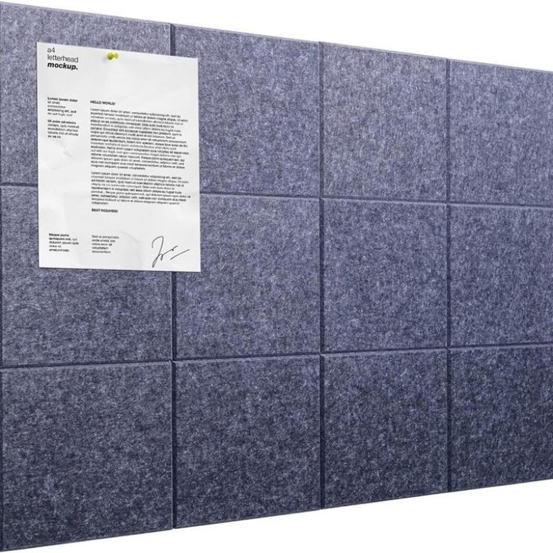 Polyester Fiber Acoustic Panels Soundproof Wall Panels Self-Adhesive Wall Tiles for Home Studio Office Noise Reducing Wall Decor