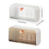 Wall Hanging Storage Box for Jewelry and Cosmetics Space Efficient Bathroom Organizer Dustproof Makeup Accessories Case