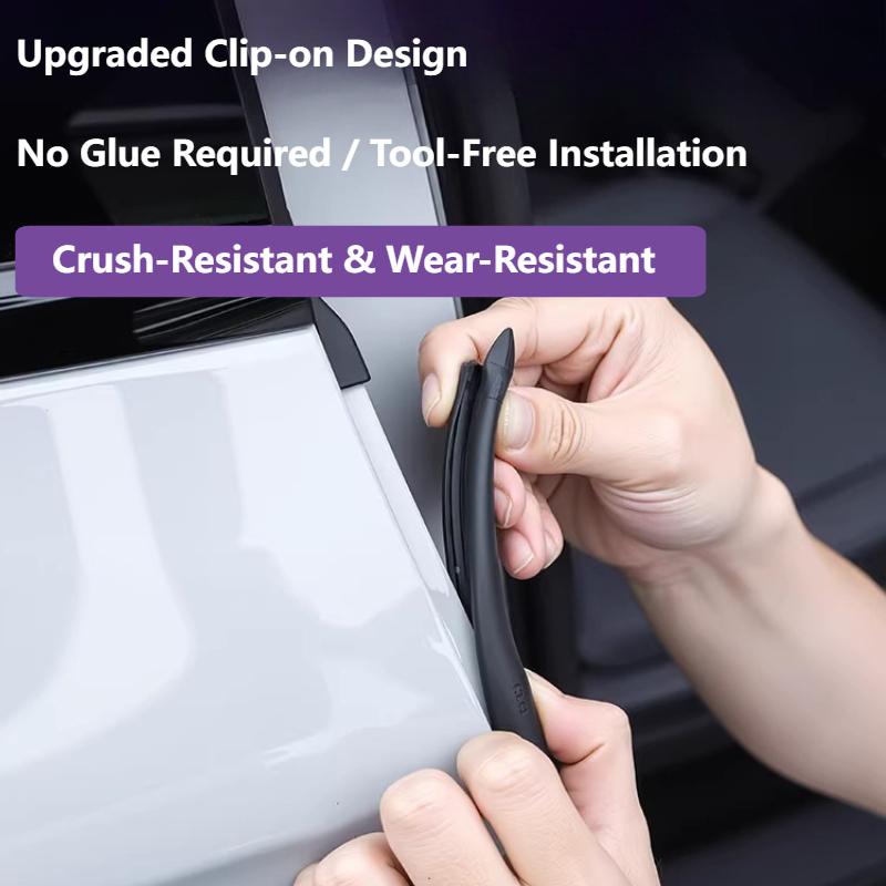 For Leapmotor B10 B Pillar Door Seal Strip Sound ulation Dust Proof Waterproof Noise Reduction Modified Rubber Accessories