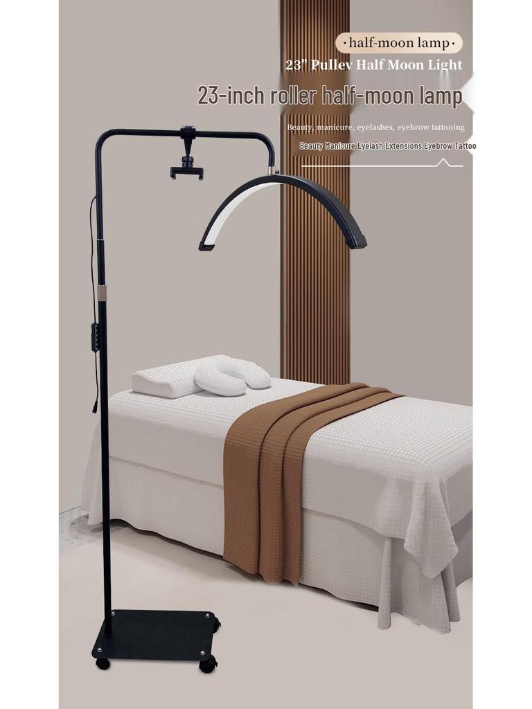 23-inch Half Moon Nail & Beauty Salon U-Shaped Shadowless Work Light