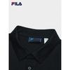 FILA Men's Knit Long Sleeve Polo Shirt