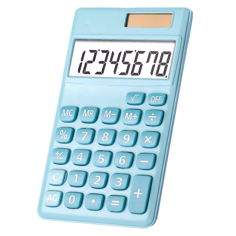 8-Digit Scientific Calculator Dual Power Supply Standard Function Calculator  School Office