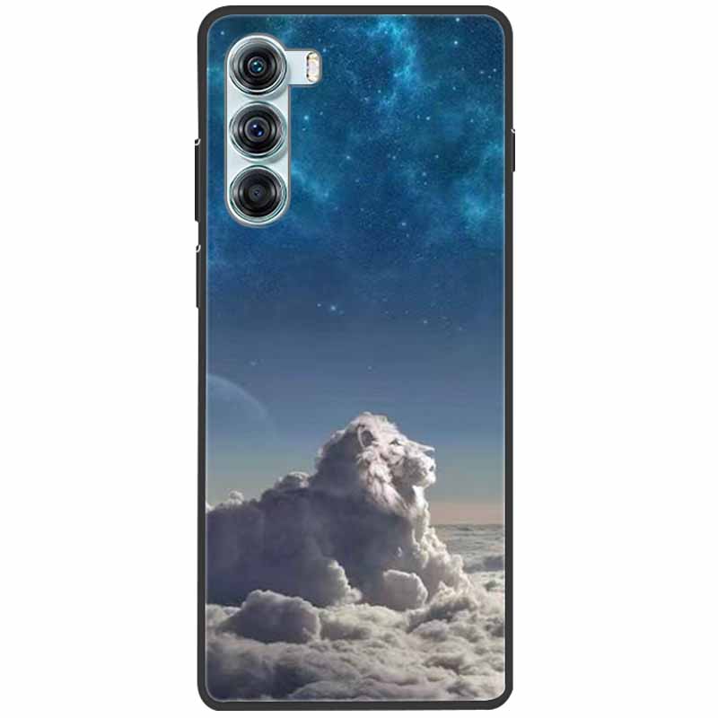 Cool Soft Cover For Moto G200 5G Case G 200 Silicone Black Protective Cases For Motorola Moto G200 5G Cover for MotoG200 Cute